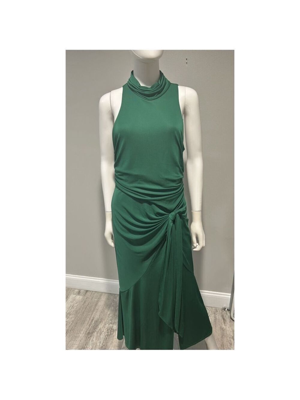 Cinq a Sept Green Rori Midi Dress Size 14 - Picture 7 of 13